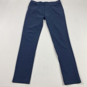 Public Rec Pants Mens 36 Navy Blue Performance 5 Pocket Stretch Travel Golf